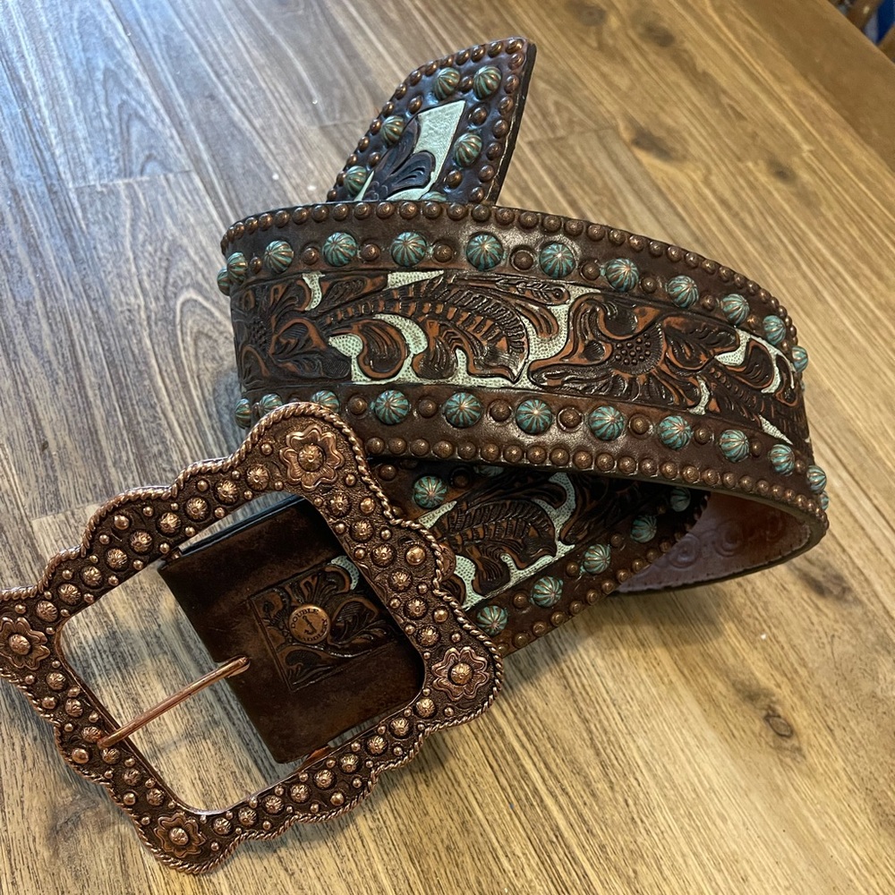 Double J Belt Hipster fashion, 3” wide. Rodeo Queen